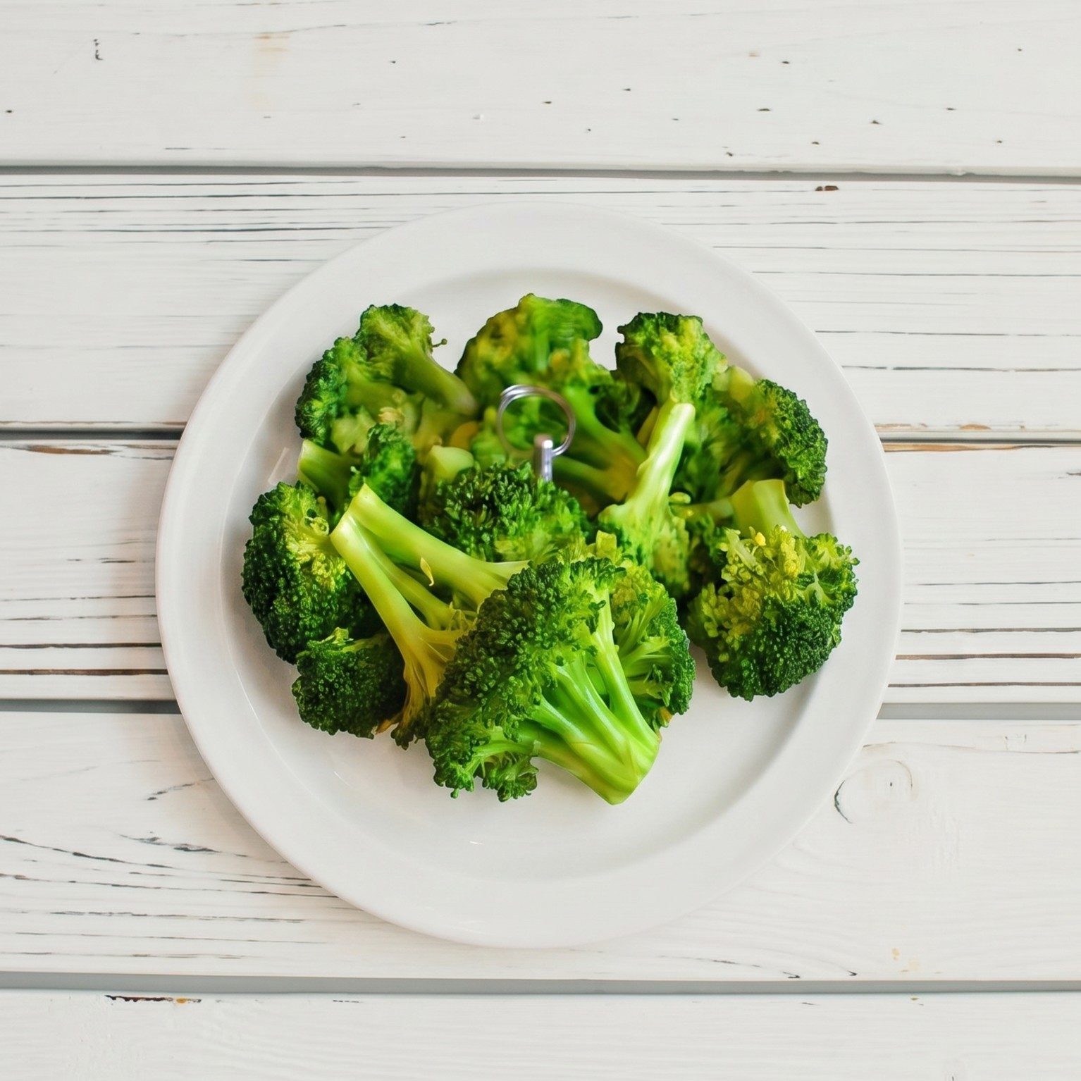Steamed Broccoli.