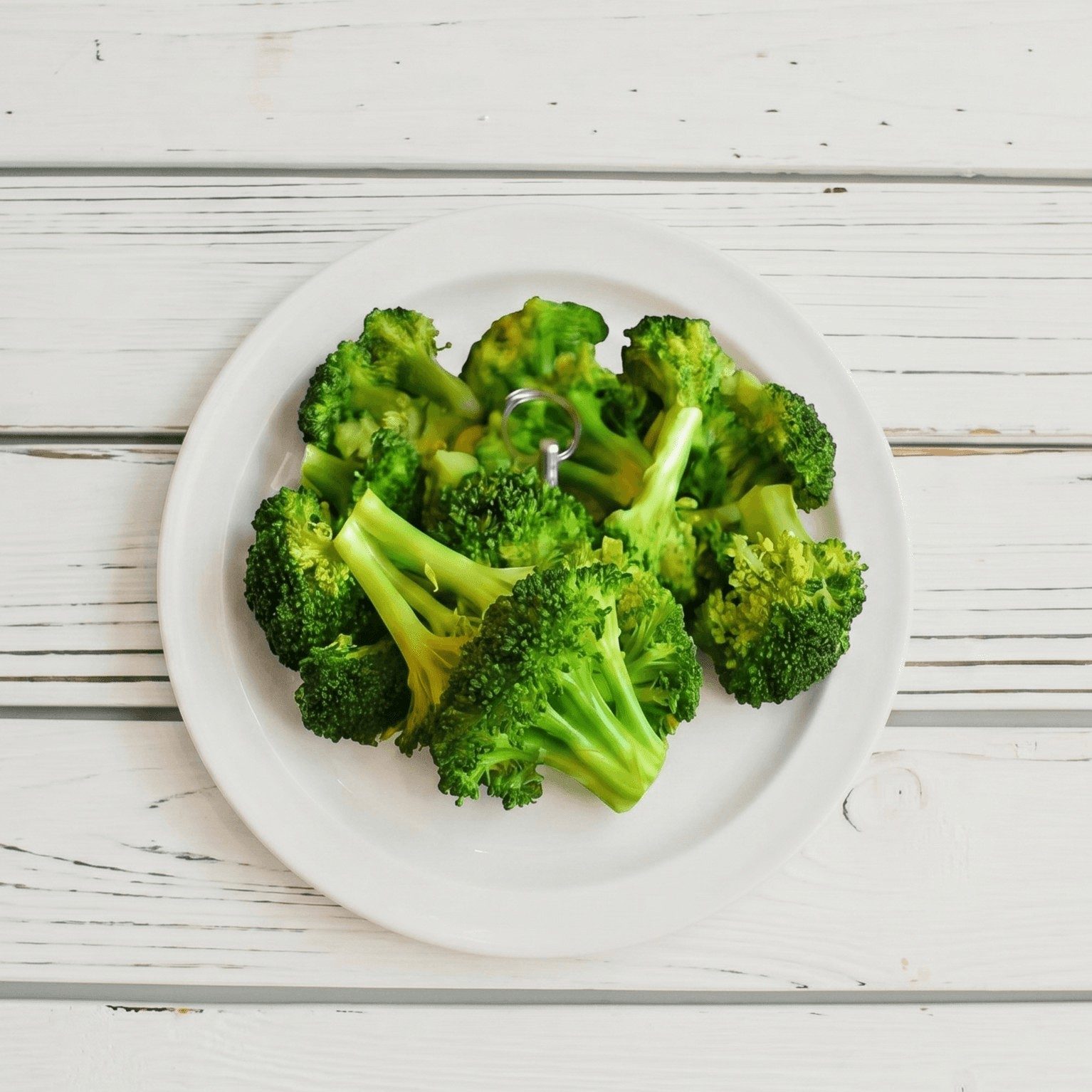 Steamed Broccoli.