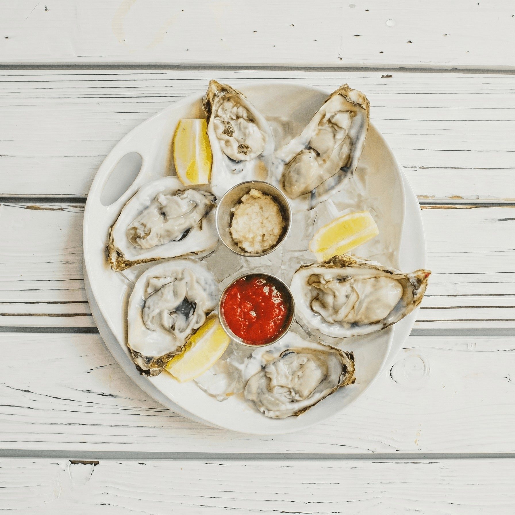 Blue Point Oysters.