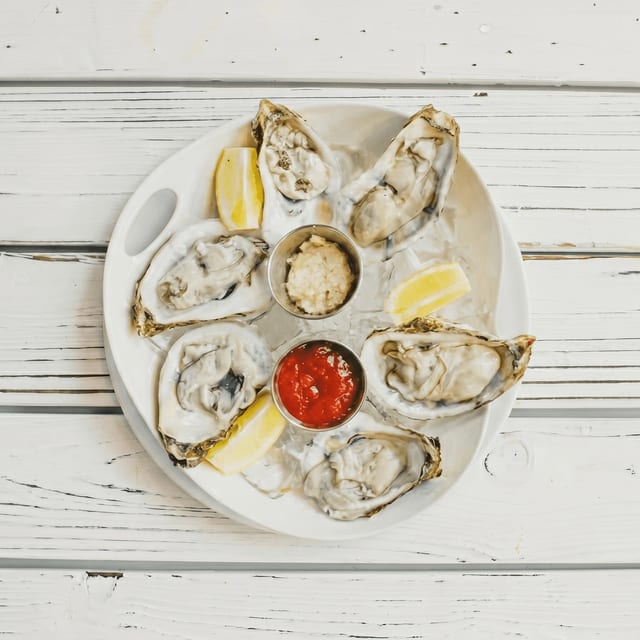 Blue Point Oysters.