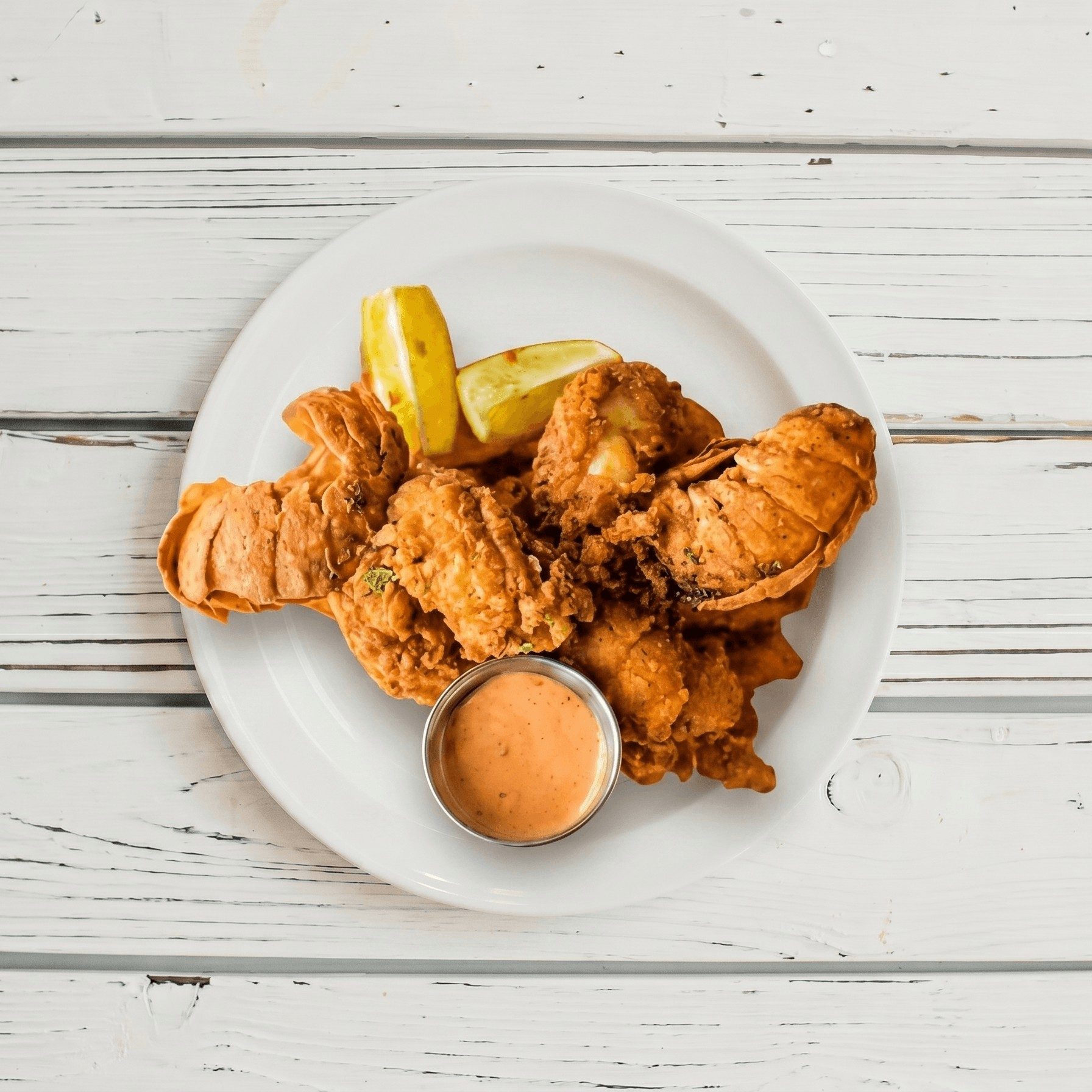 Fried Lobster Tail Basket.