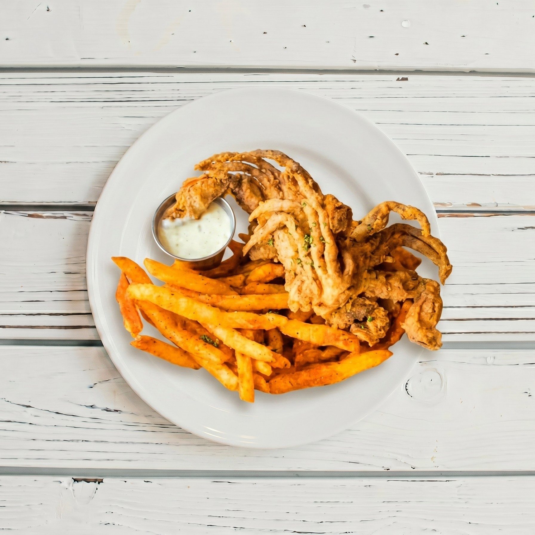 Soft Shell Crab Basket.
